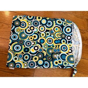 Alvababy Wet Dry Bag Blue Yellow Geometric Circle Cloth Diaper Travel Bag
